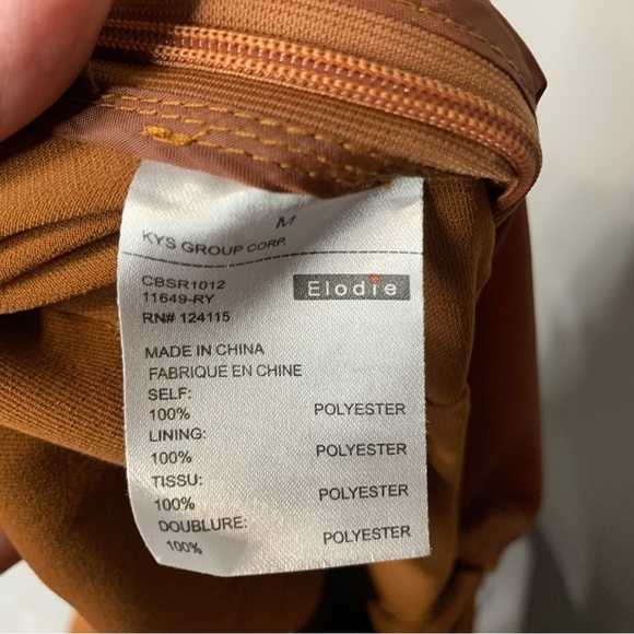 Elodie women’s burnt orange/rust business casual dress pants. Size‎ M - Picture 7 of 11